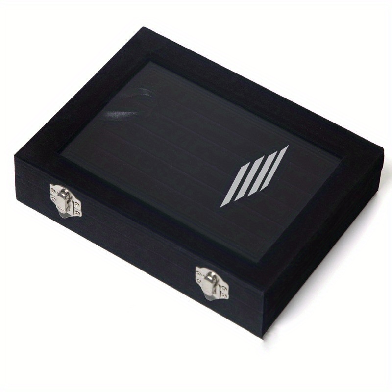 Flannelette 24 Grid Ornaments Earring Box